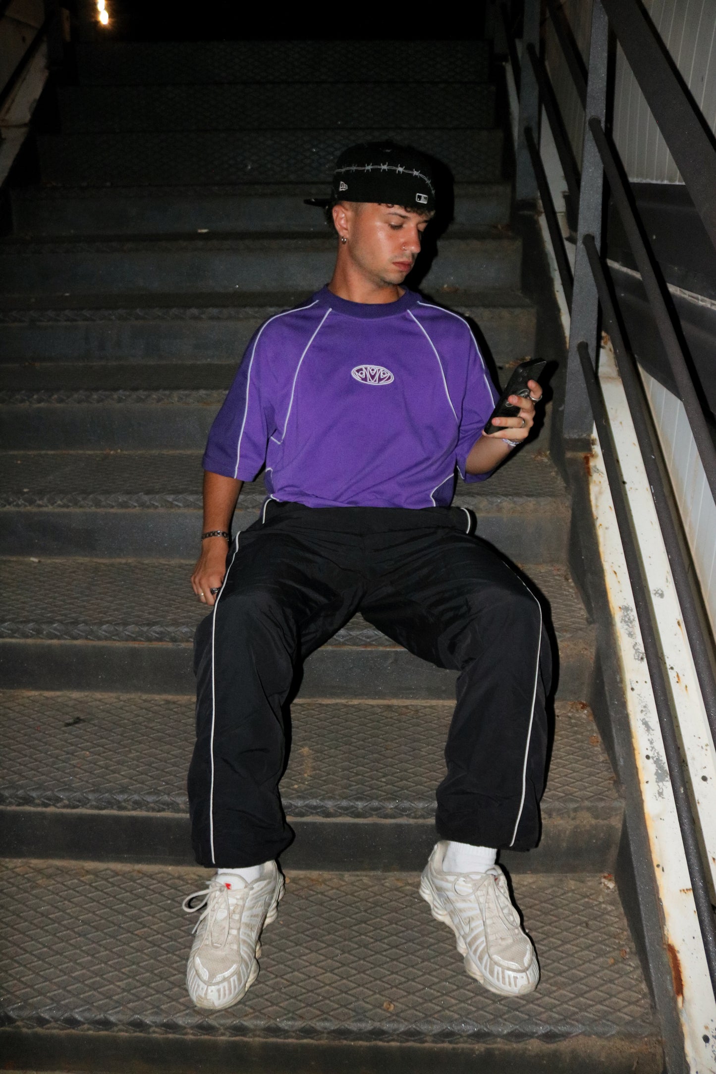 CAMISETA PURPLE BICOLOR 005